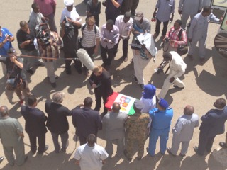 hand over of the remains to the Governor of the Red Sea State on October 9, 2017, Port Sudan
