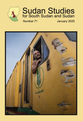 Cover image for Sudan Studies issue no. 71 (Jan 2025)